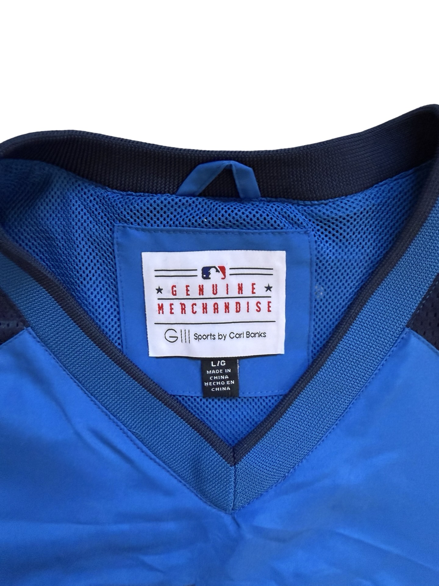 MLB Toronto Blue Jays GII Carl Banks Pullover Windbreaker Size L