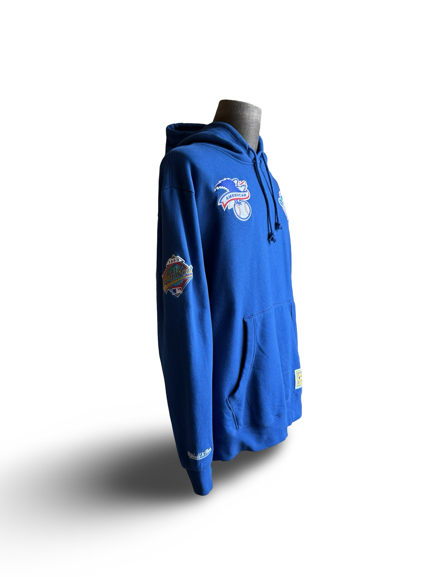 MLB Toronto Blue Jays Mitchell & Ness Coop City Collection Pullover Hoodie Size XL