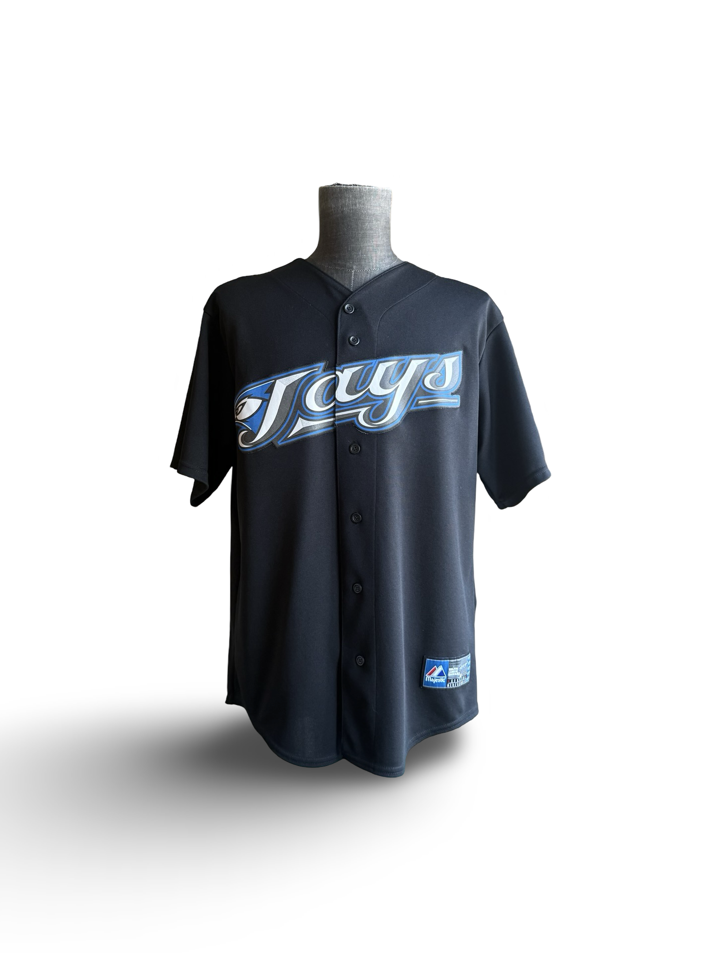 MLB Vtg Brett Lawrie 13 Toronto Blue Jays 2000’s Majestic Retro Baseball Jersey Size L