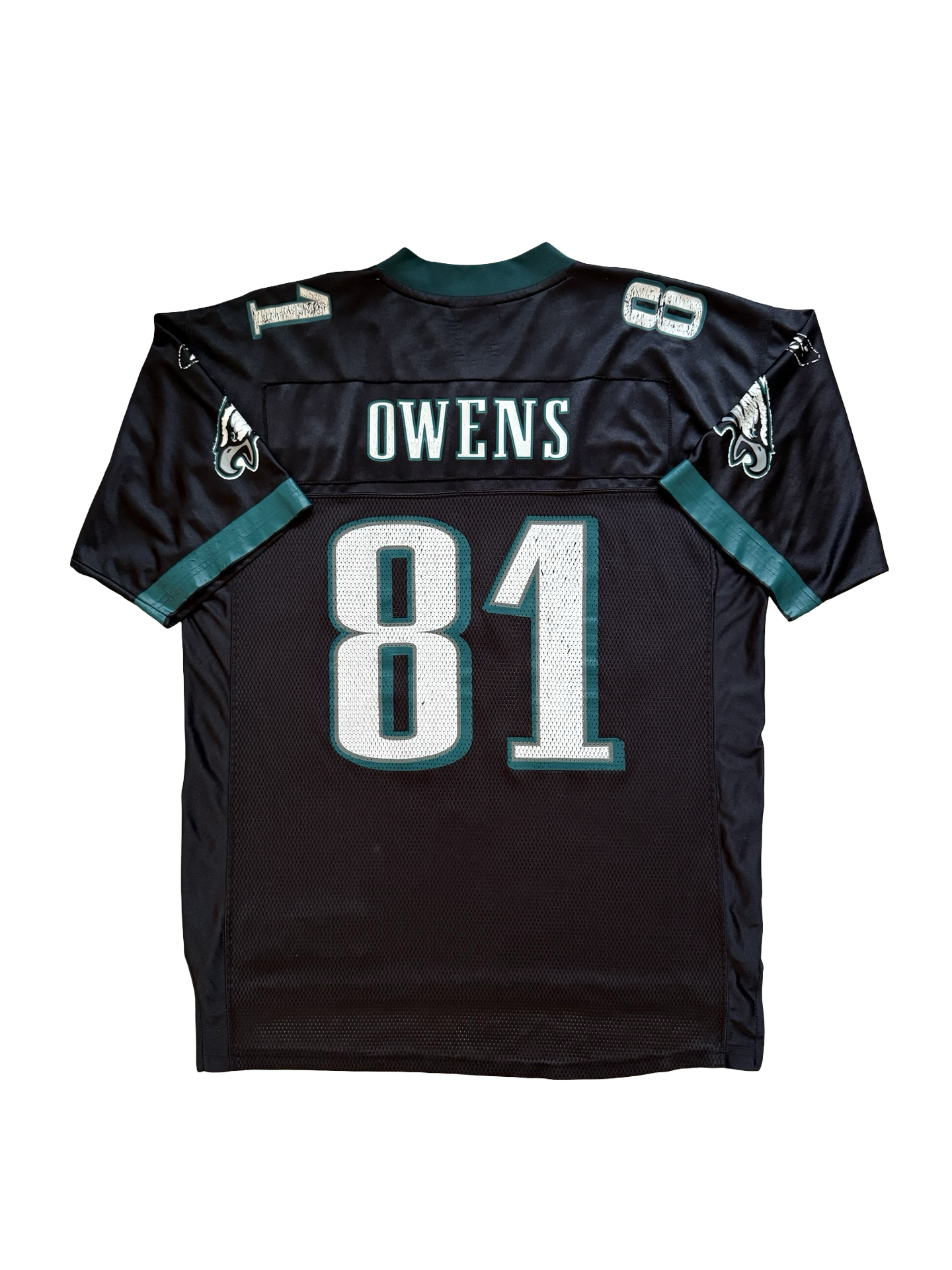 NFL Vtg Terrell Owens 81 Philadelphia Eagles Reebok Football Jersey Size L