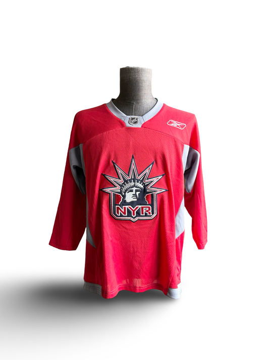 YOUTH NHL New York Rangers Reebok Hockey Jersey Size Youth L/XL