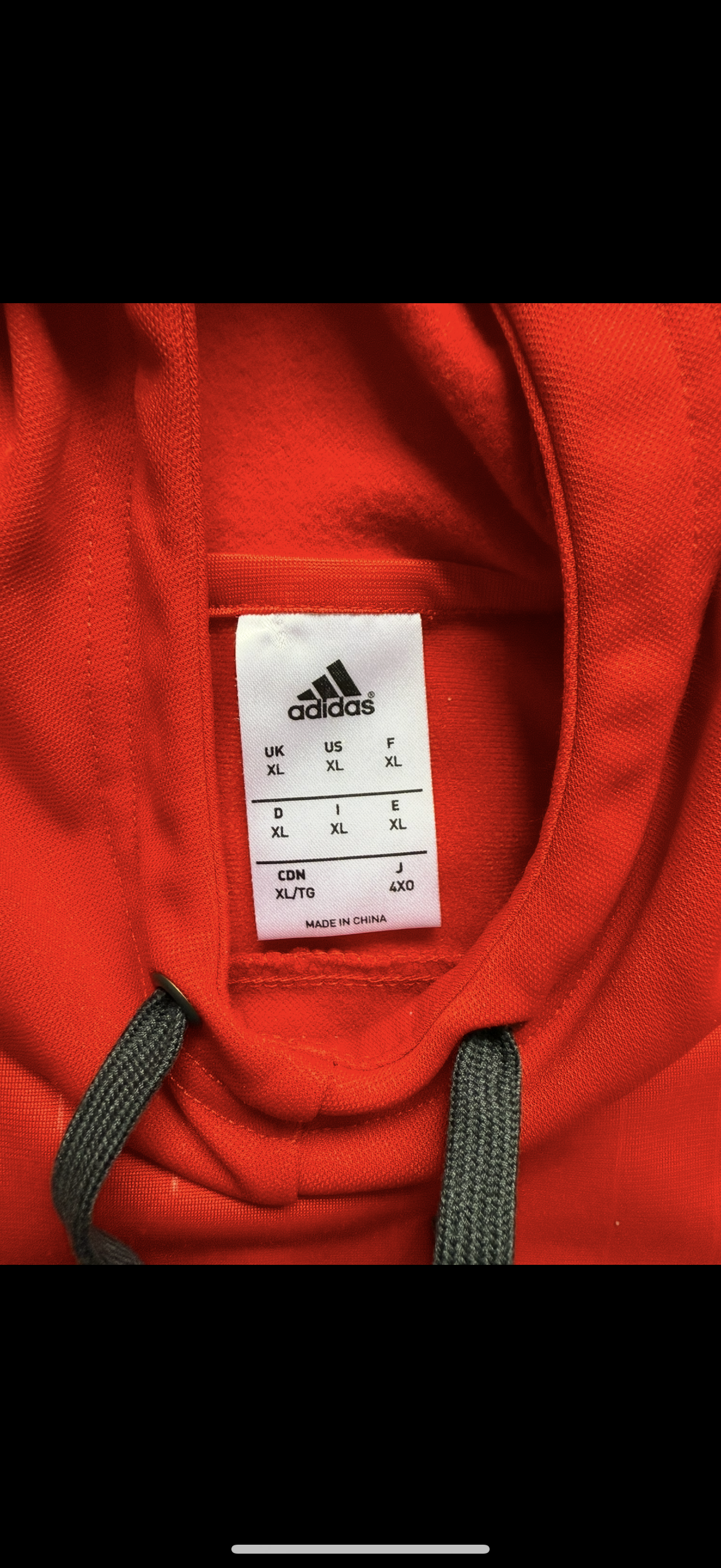 Soccer MLS Toronto FC Adidas TFC Football Hoodie Sweater Size XL