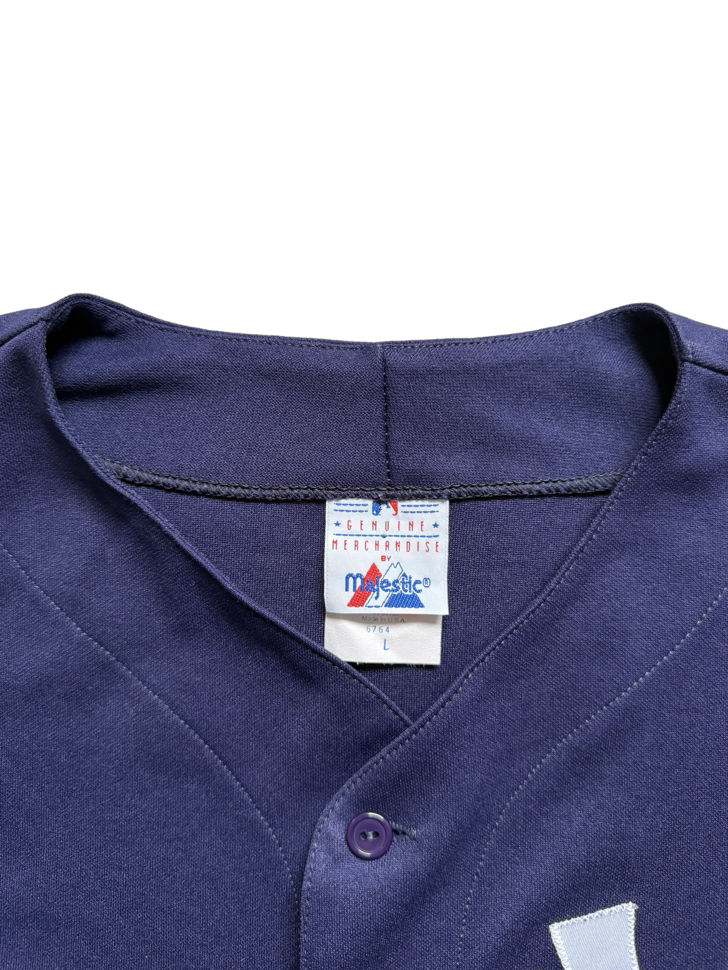 MLB Vtg New York Yankees Majestic Made In USA Baseball Jersey Size L