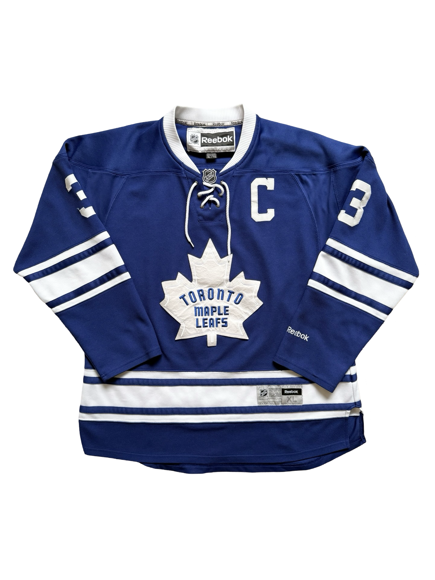 NHL Dion Phaneuf 3 Toronto Maple Leafs Reebok Hockey Jersey Size XL