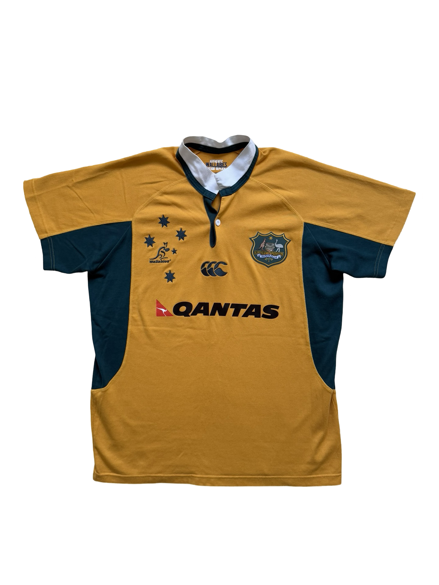 Rugby Union Vtg Australia National Team 2006-07 Wallabies Canterbury Rugby Jersey Size L