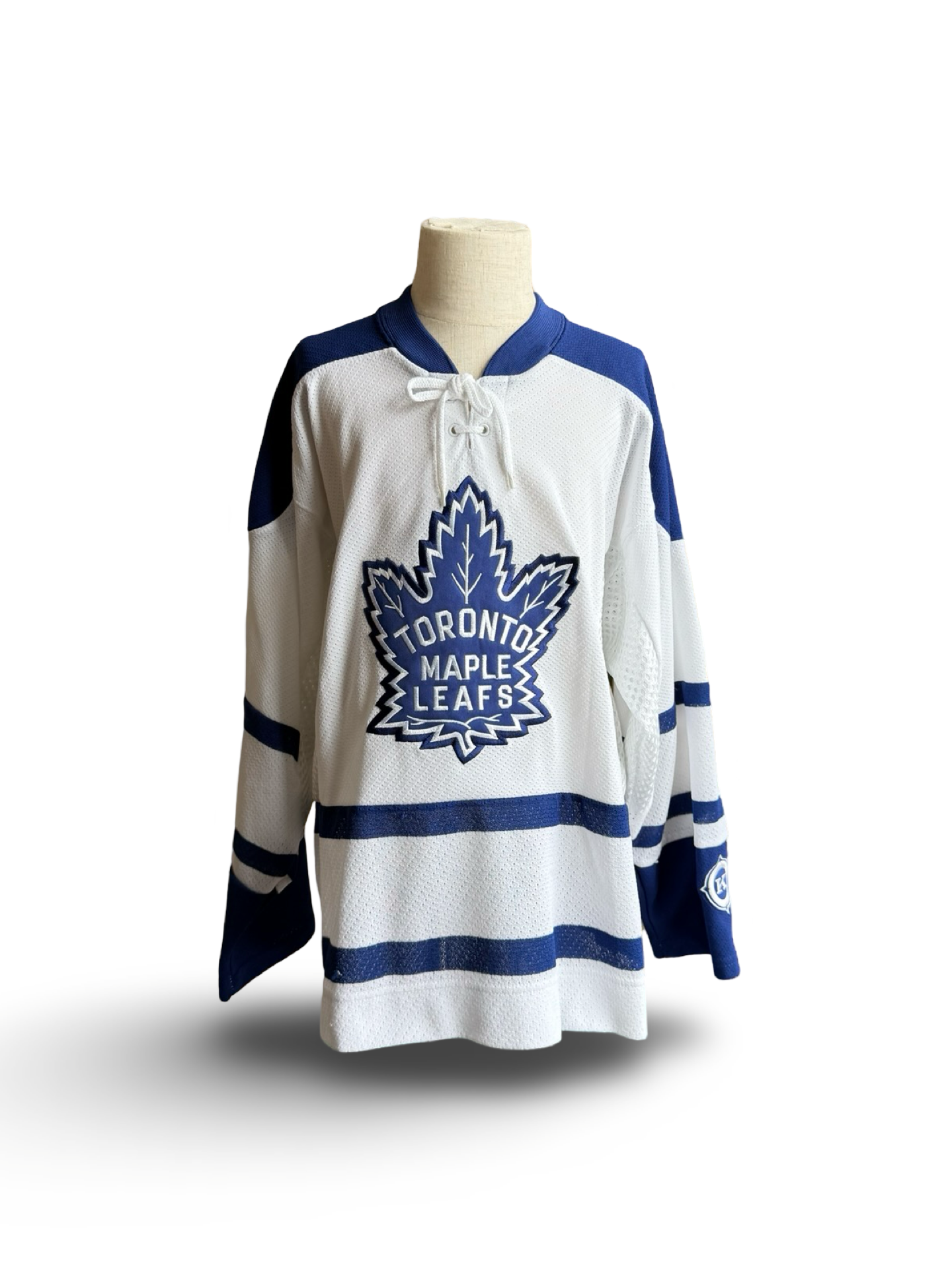 NHL Vtg 90’s Toronto Maple Leafs Koho Air Knit Jersey Size Youth S/M