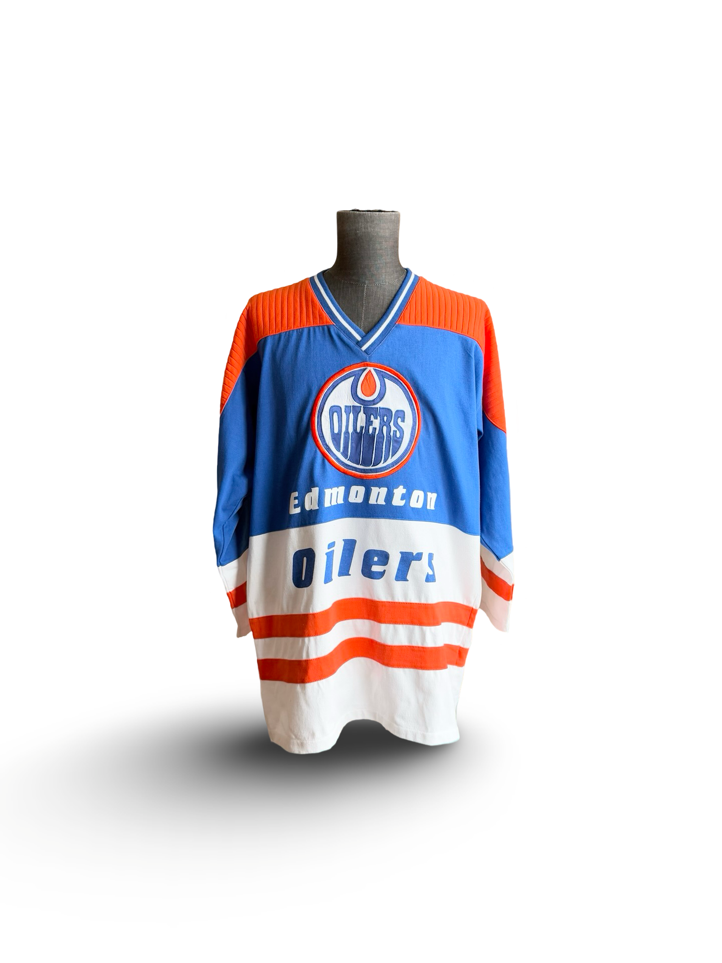 NHL Vtg 90’s Edmonton Oilers Starter Hockey Style Jersey Size XL