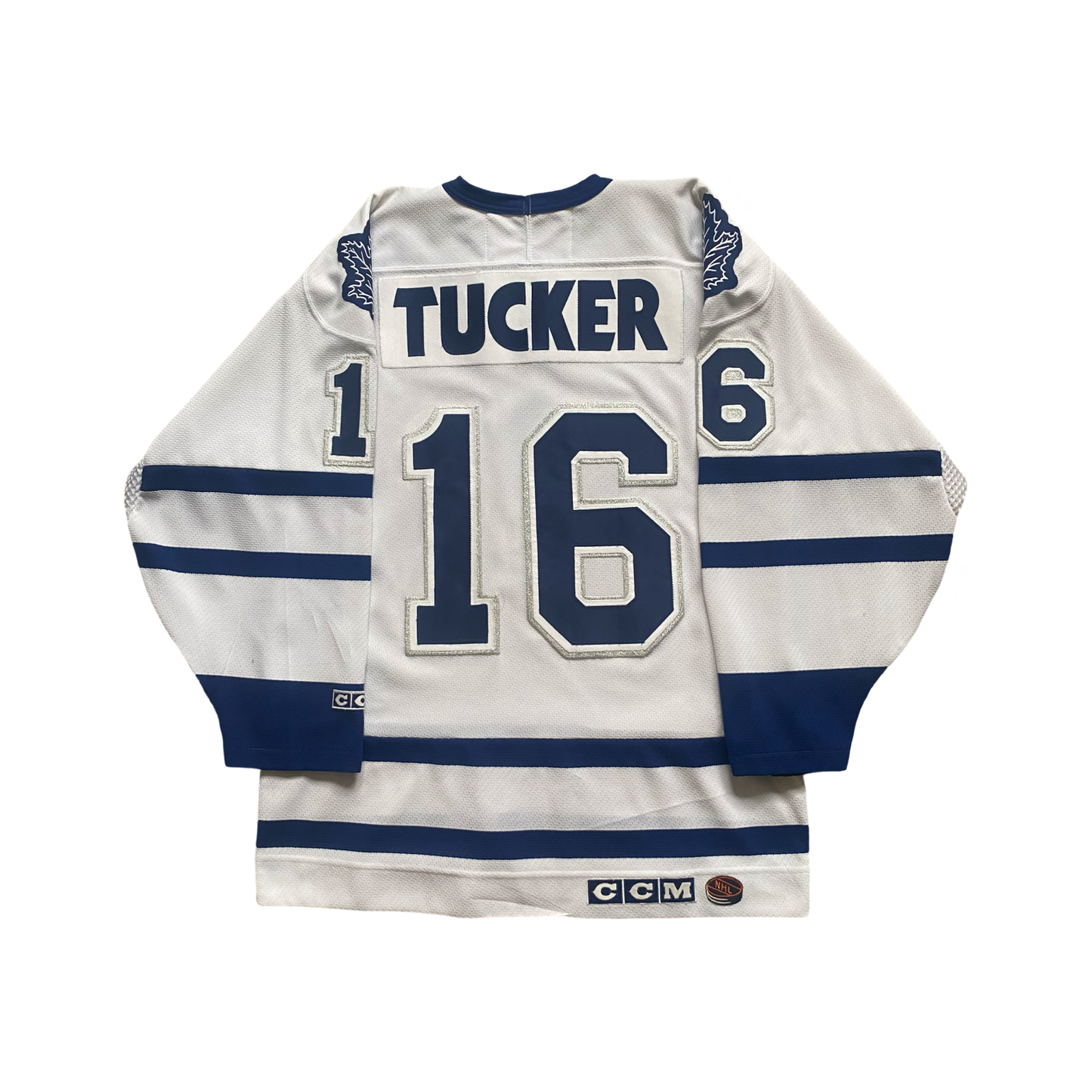 NHL VTG 90's Darcy Tucker 16 Maple Leafs jersey CCM Size M