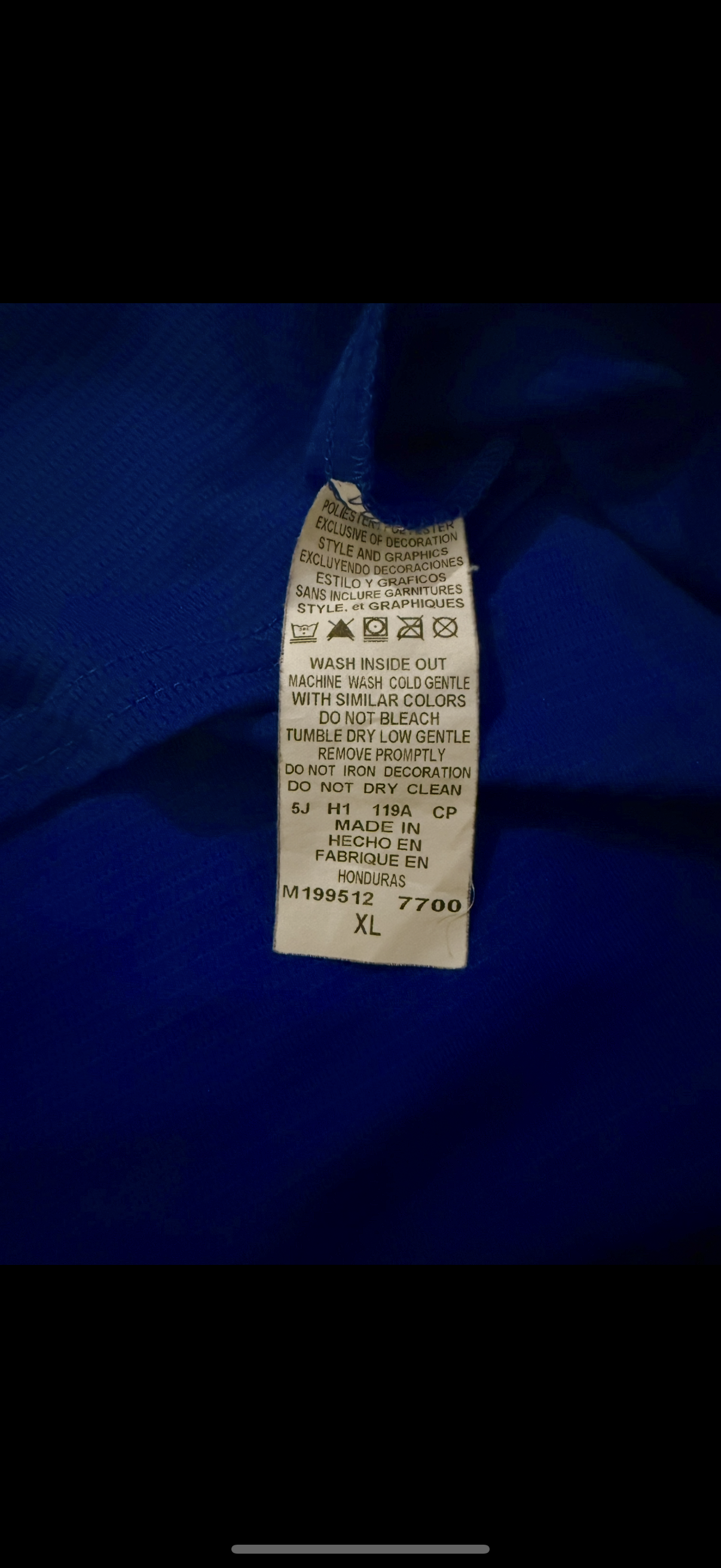 MLB Edwin Encarnacion 10 Toronto Blue Jays Majestic CoolBase 40th Anniversary Baseball Jersey Size XL