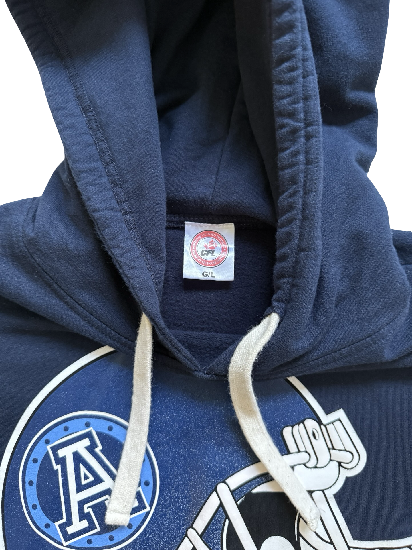 CFL Vtg Toronto Argonauts SOGO Football Hoodie Size L