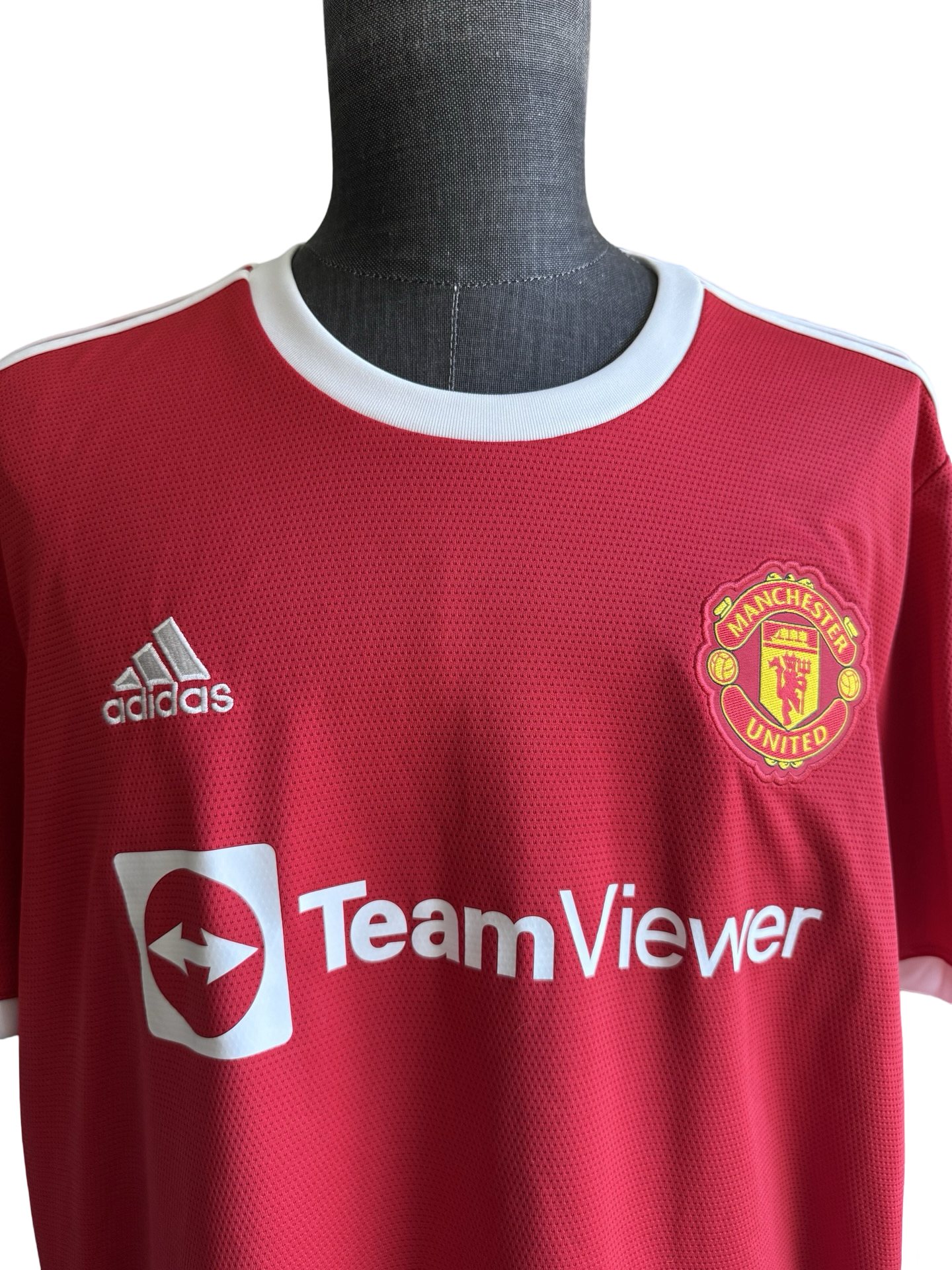 EPL Manchester United Adidas 2021-22 Football Home Jersey Size 2XL