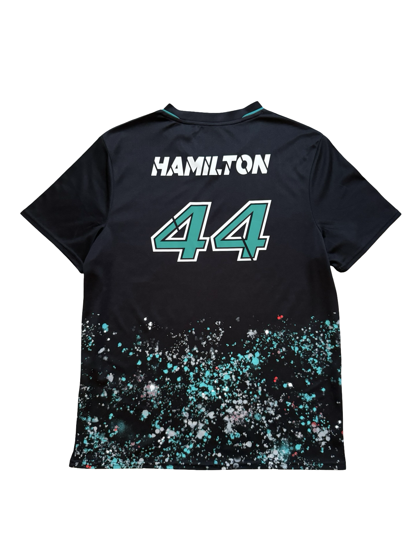 RACING F1 Lewis Hamilton 44 Mercedes AMG Petronas Team T-Shirt Size L