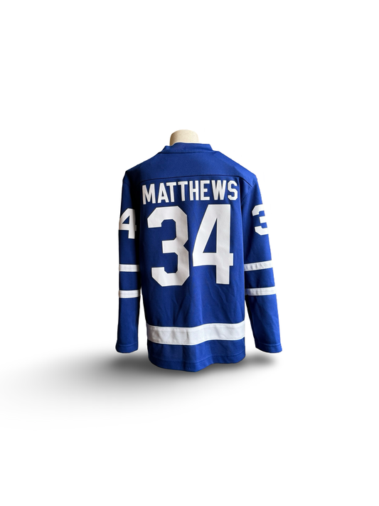 YOUTH NHL Auston Matthews 34 Fanatics 2018 Toronto Maple Leafs jersey Size Youth S/M