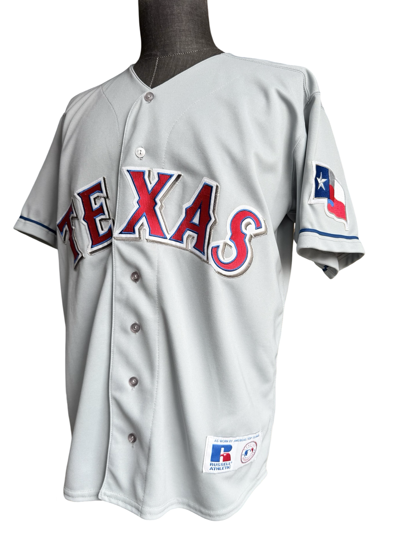 MLB Vtg Texas Rangers Russell Athletic MIC Baseball Jersey Size M