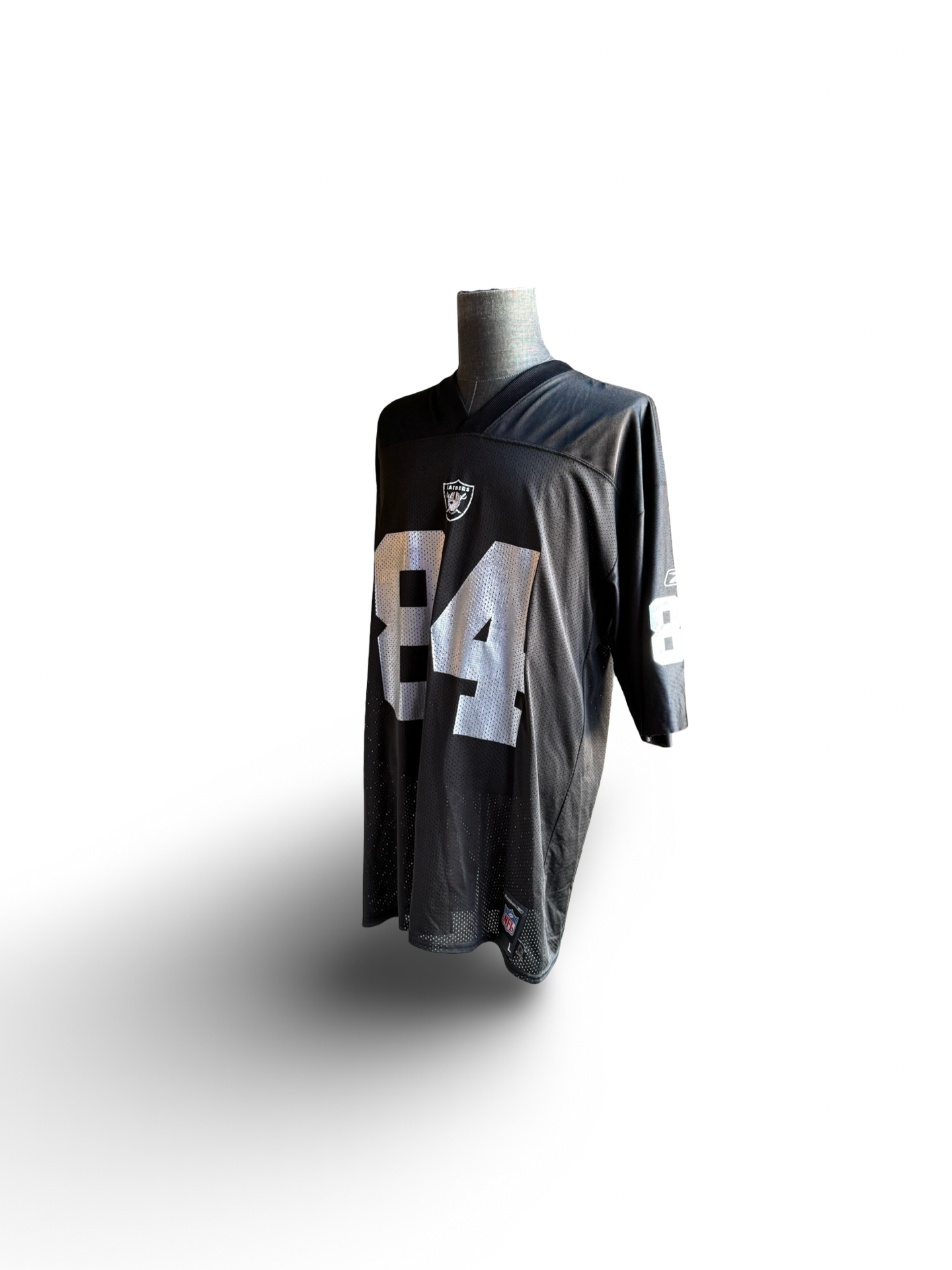 NFL Vtg Jerry Porter 4 Oakland Raiders Reebok 00’s Football Jersey Size L