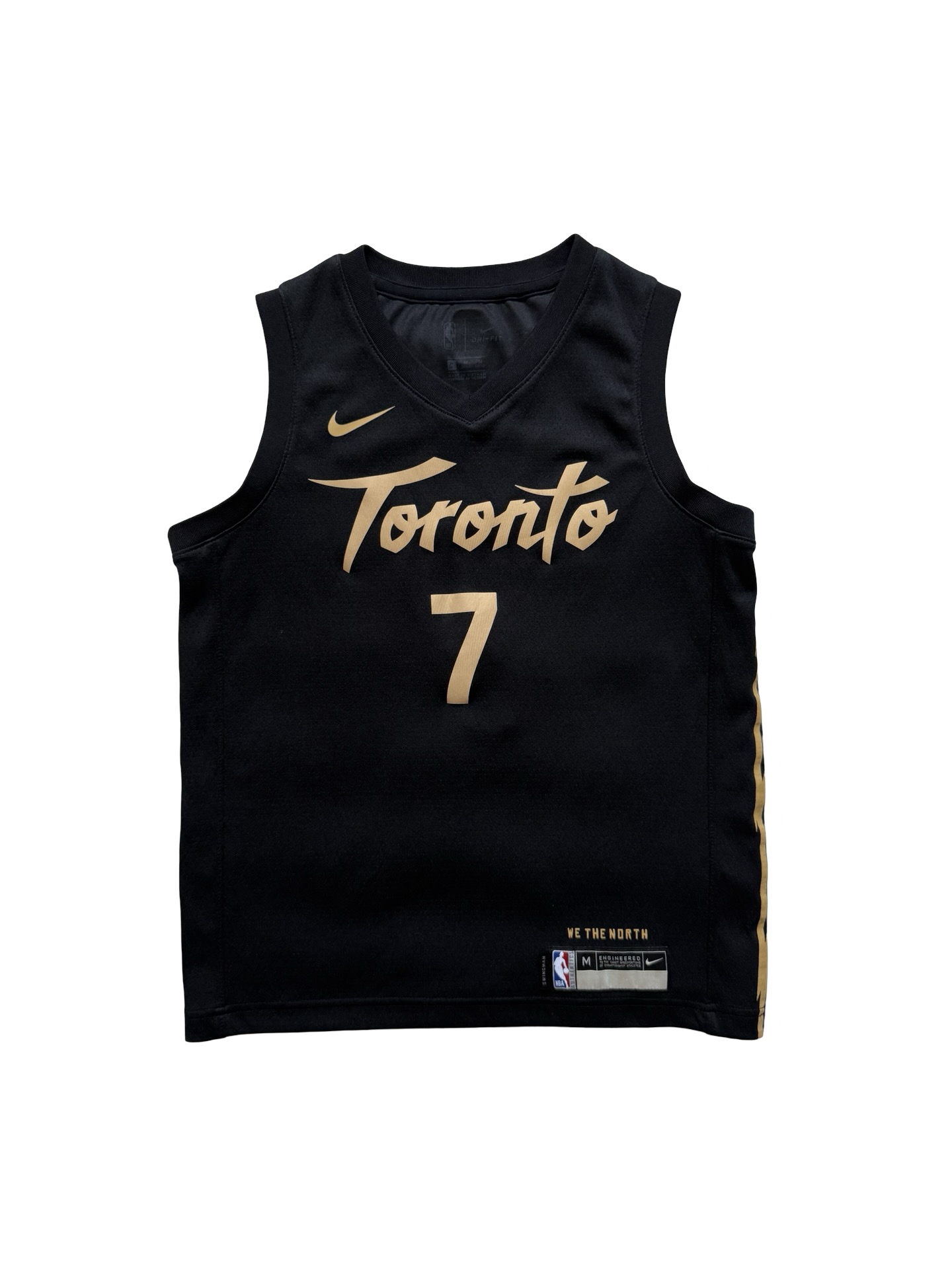 NBA Kyle Lowry 7 Toronto Raptors 2019 Nike Swingman OVO Jersey Size Youth M (10/12)