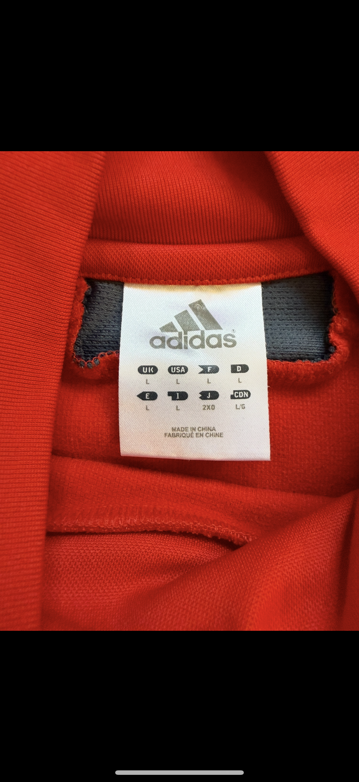 Soccer MLS Vtg Toronto FC 2010 Adidas TFC Football Long Sleeve Pre Match Pullover Size L