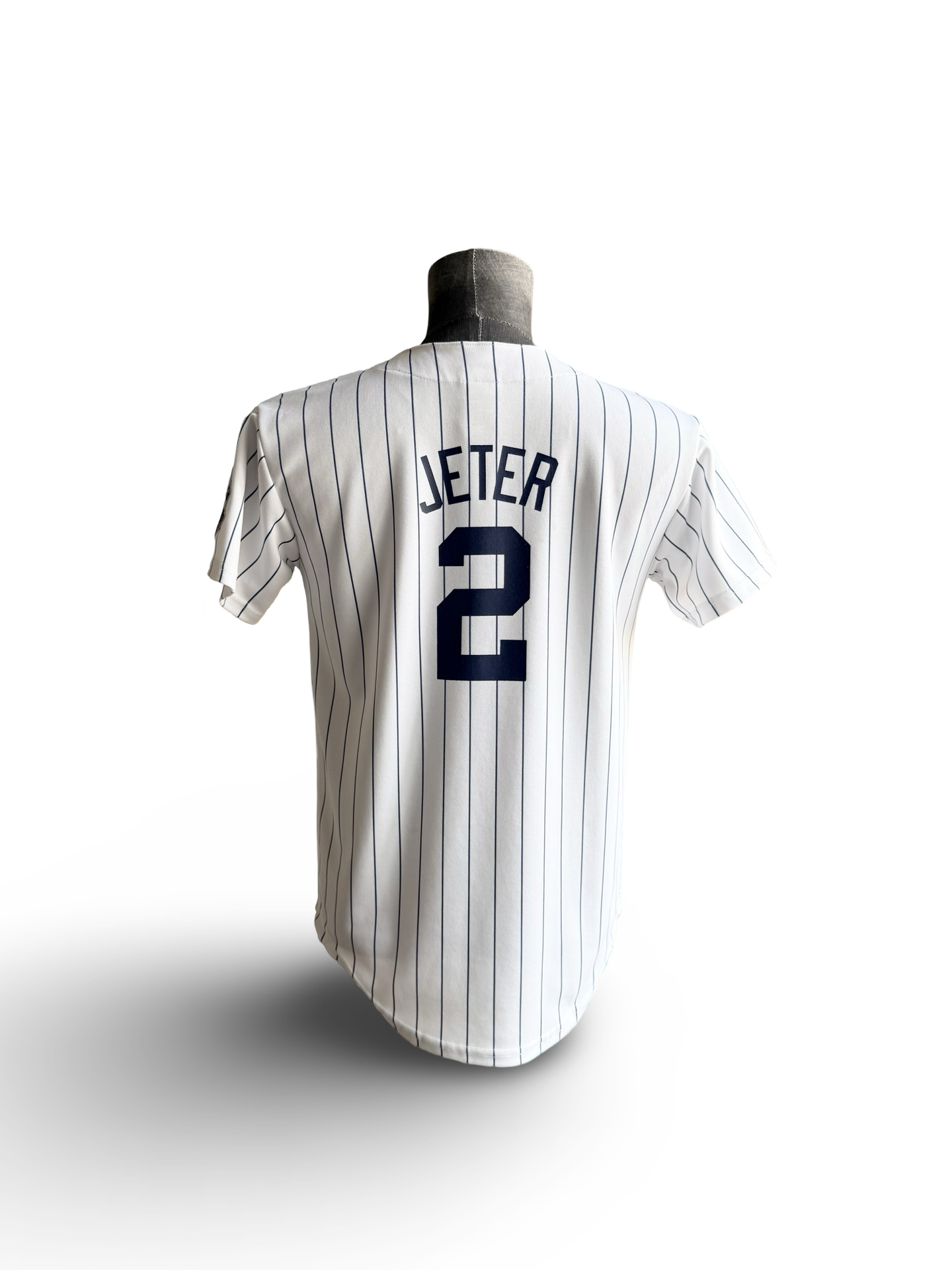YOUTH MLB Derek Jeter 2 New York Yankees Majestic Baseball Jersey Size Youth L