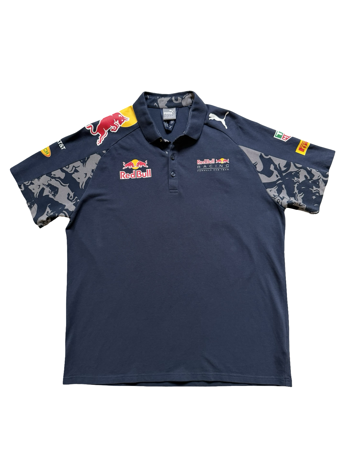 RACING F1 Red Bull Team Puma Polo Shirt Size XL