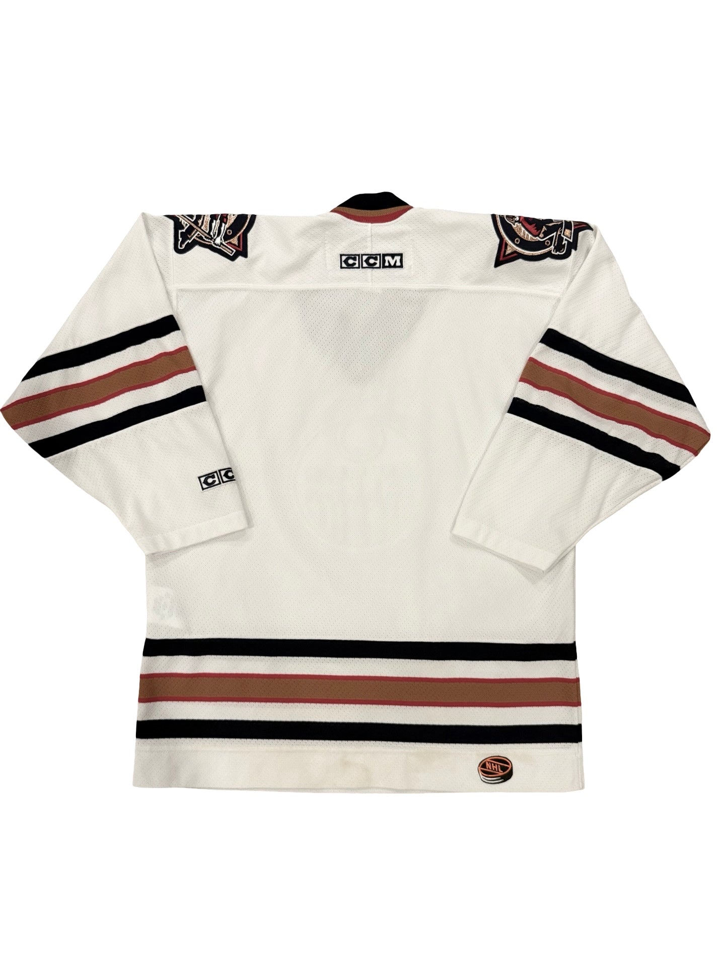 YOUTH NHL Vtg 90’s Edmonton Oilers CCM Hockey Jersey Size Youth L/XL