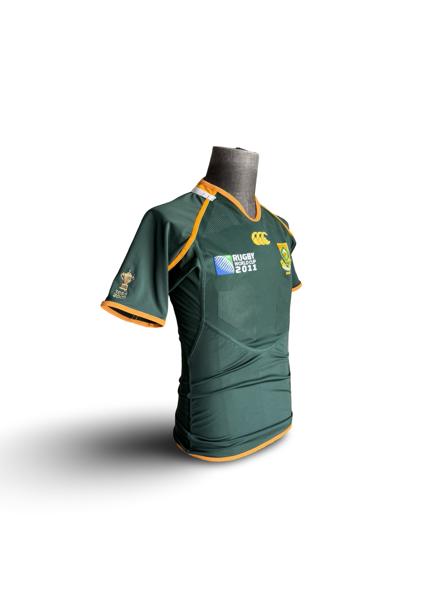 Rugby Union Vtg South Africa National Team 2011 World Cup Canterbury Player Issue Rugby Jersey Size M