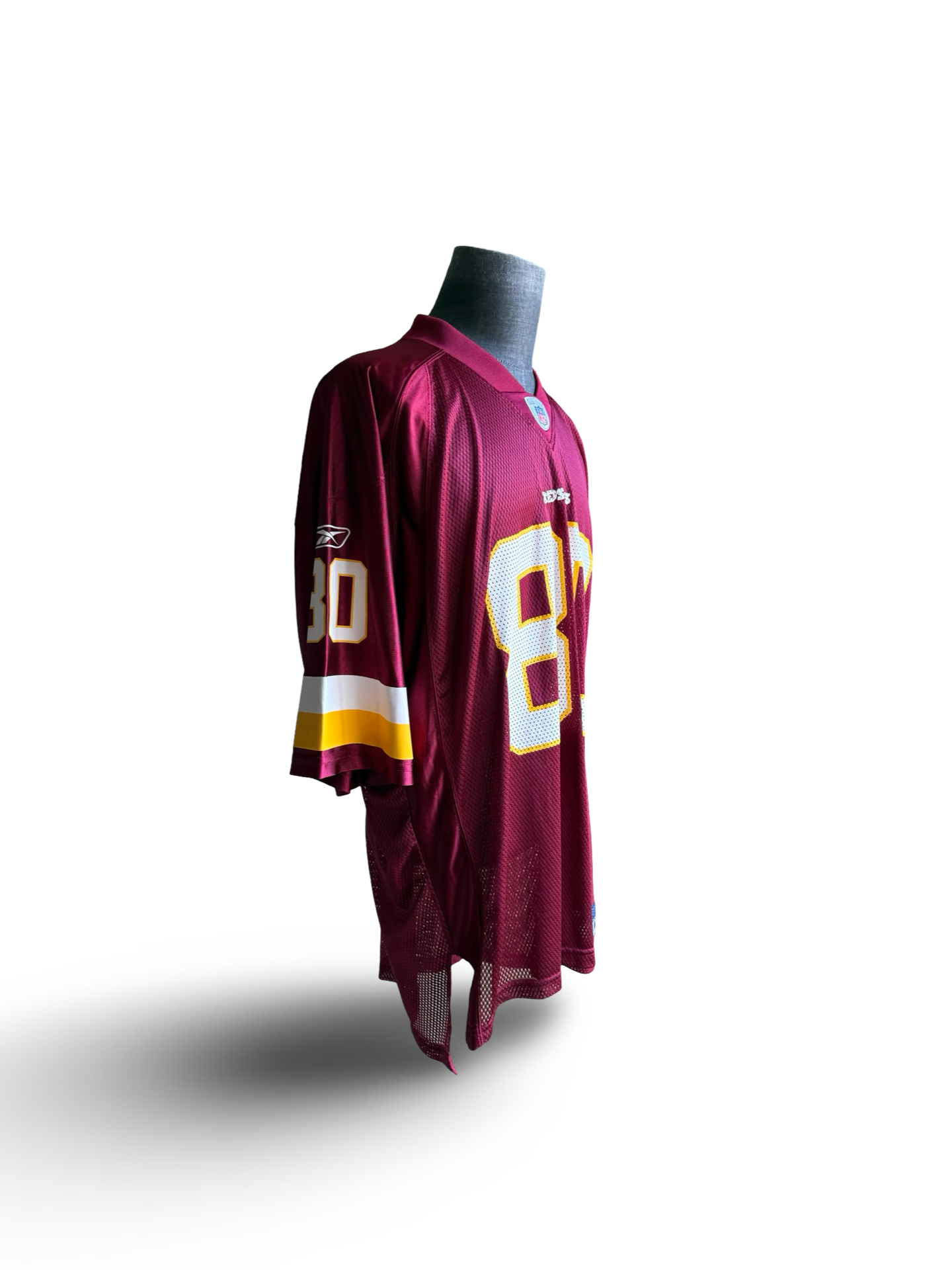 NFL Vtg Laveranues Coles 80 Washington Redskins Reebok Football Jersey Size XL