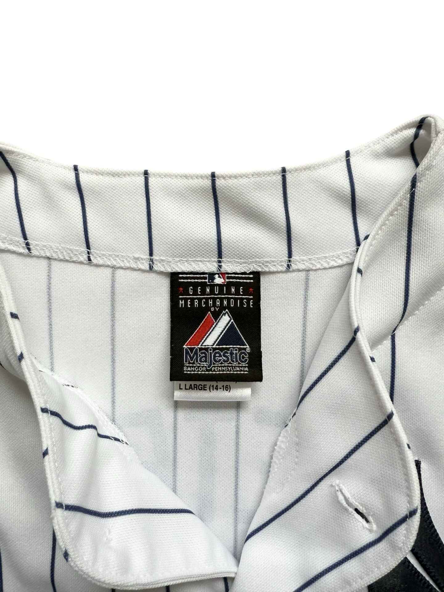 YOUTH MLB Derek Jeter 2 New York Yankees Majestic Baseball Jersey Size Youth L