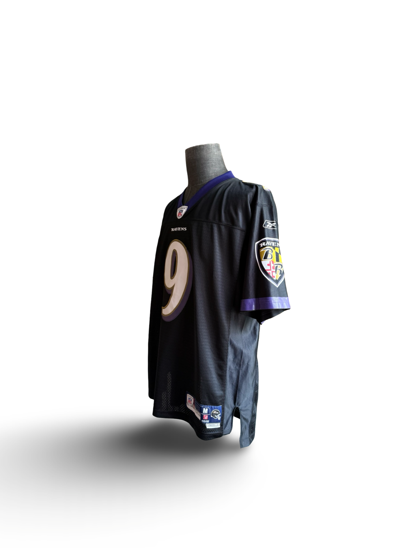NFL Vtg Steve McNair 9 Baltimore Ravens Reebok 2000’s Football Jersey Size M