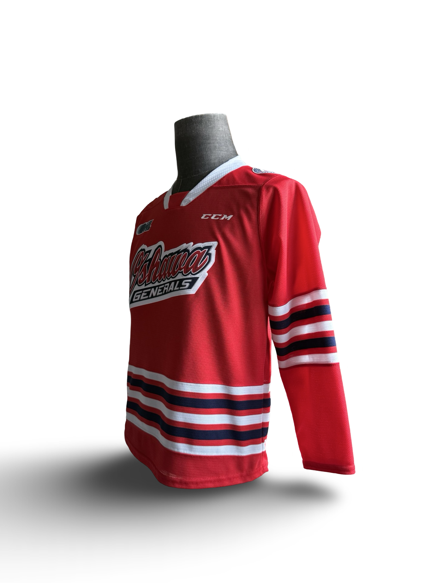 YOUTH OHL CHL Oshawa Generals CCM Hockey Jersey Size Youth L/XL