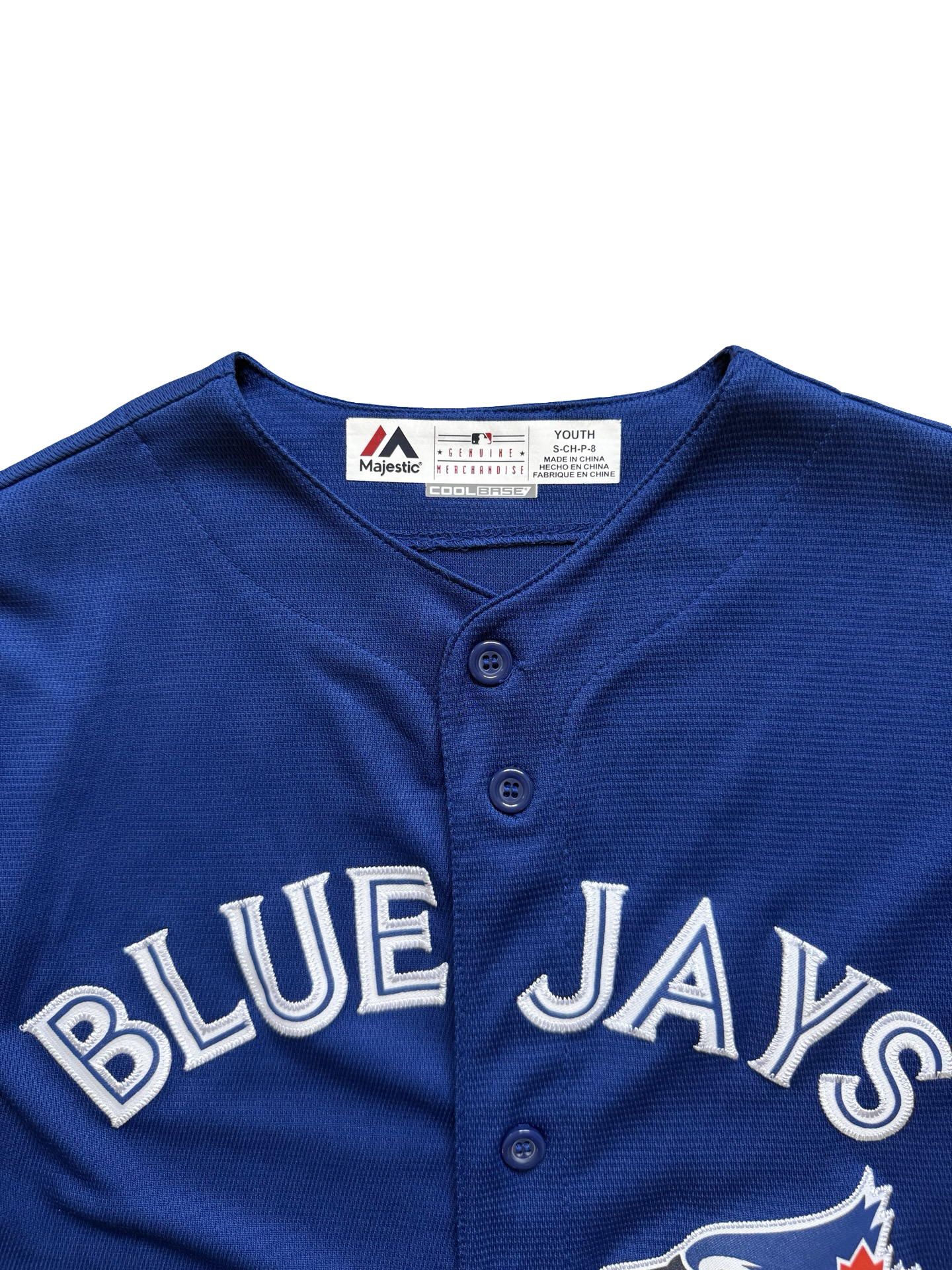 YOUTH MLB Josh Donaldson 20 Toronto Blue Jays Majestic Baseball Jersey Size Youth S