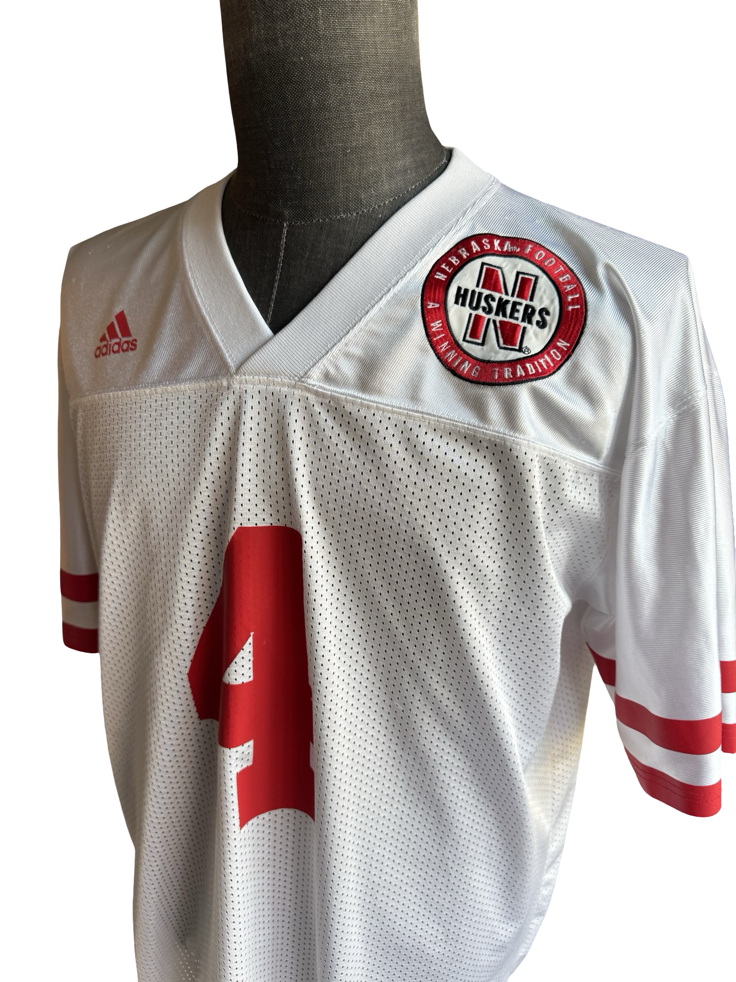 NCAA Cory Ross 4 Nebraska Huskers Adidas Football Jersey Size M