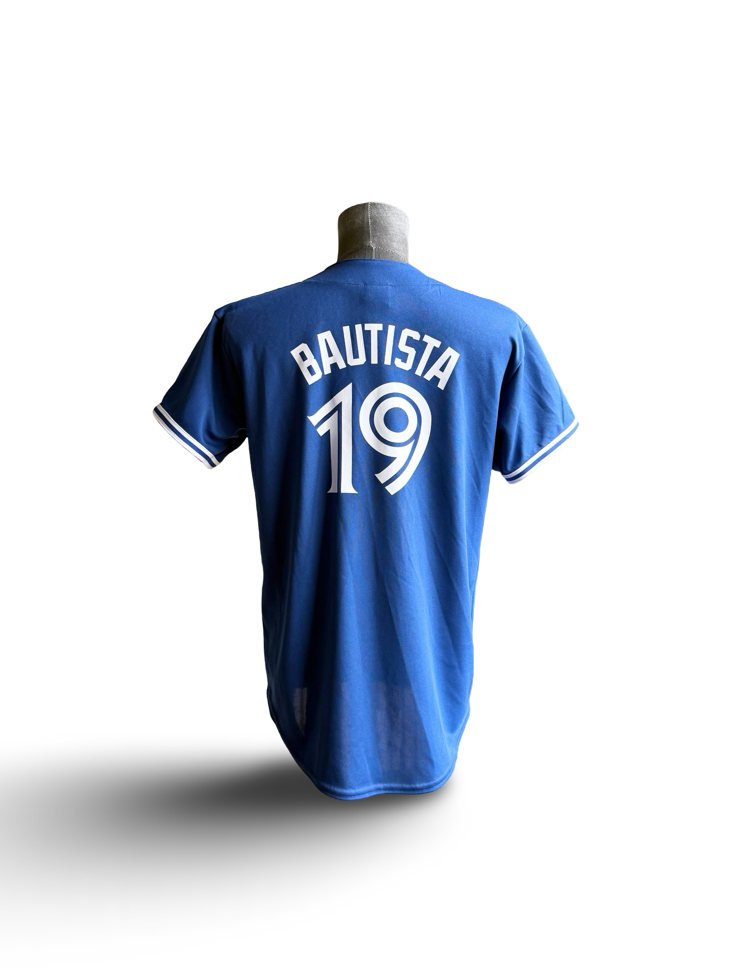 YOUTH MLB Jose Bautista 19 Toronto Blue Jays Majestic Baseball Jersey Size Youth XL
