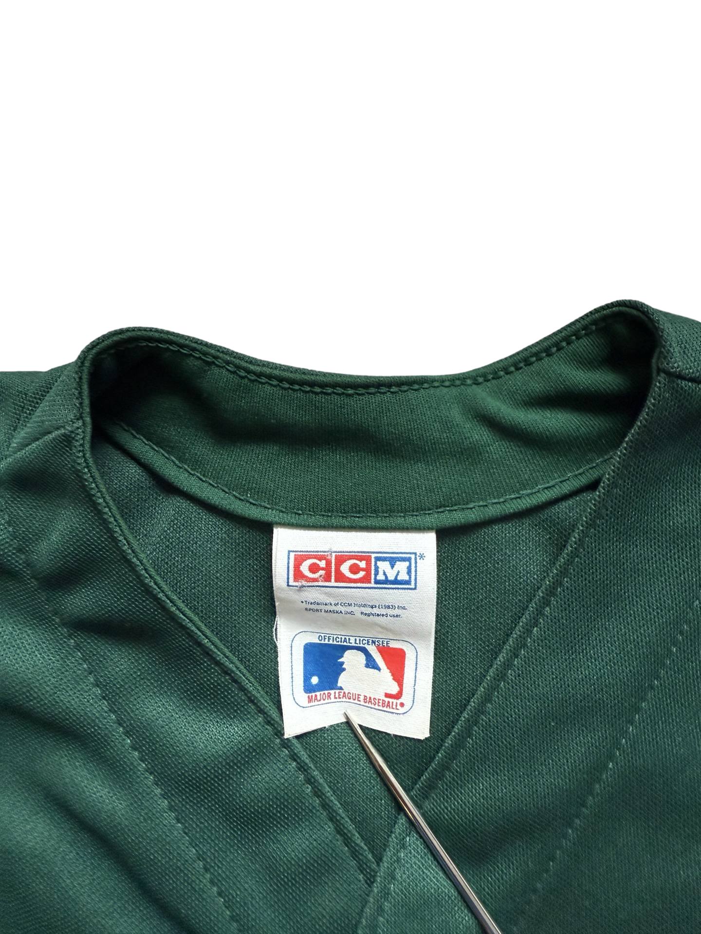 MLB Vtg Oakland Athletics CCM MIC Baseball Jersey Size XL