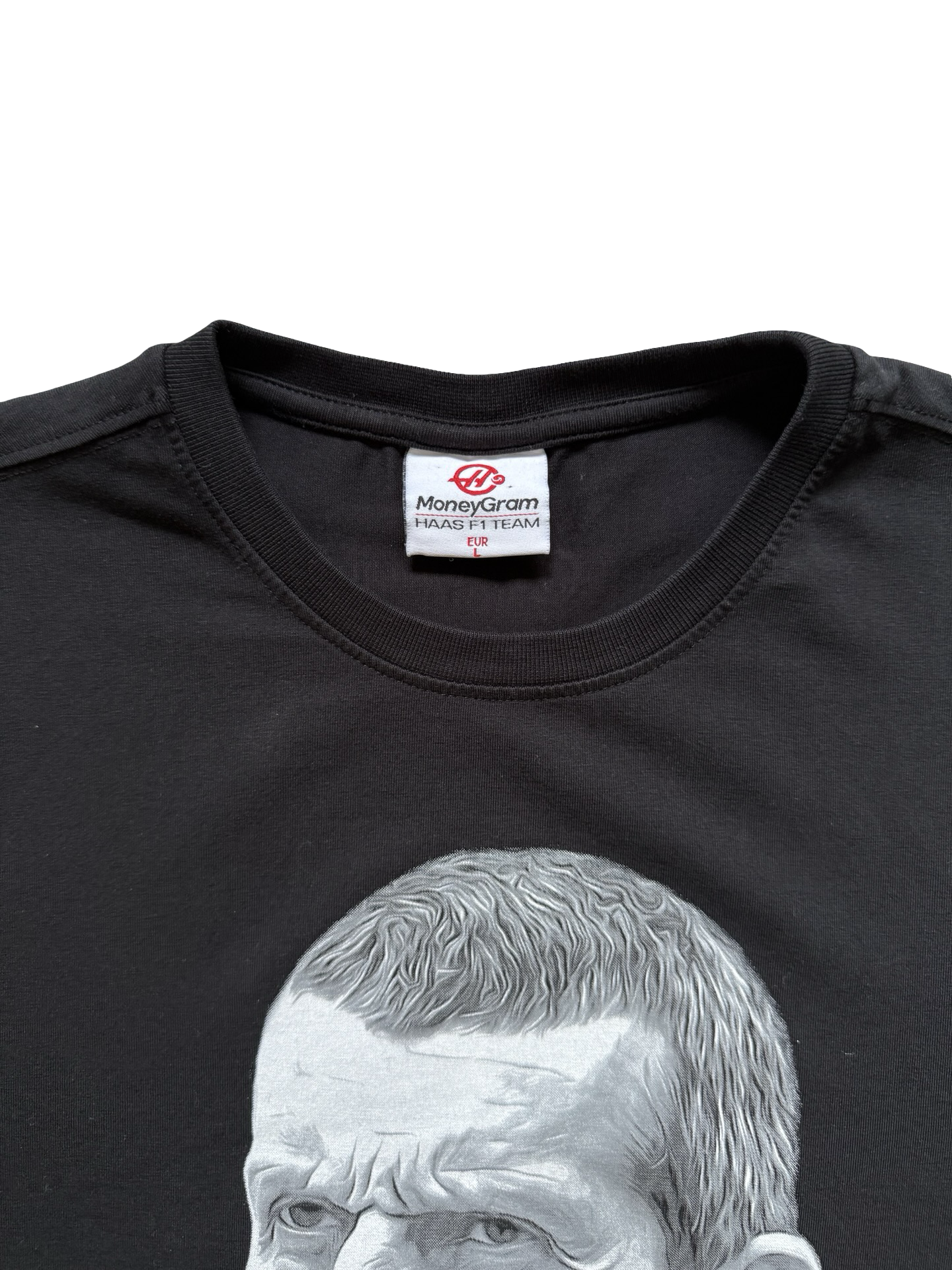 RACING F1 Guenther Steiner Team Haas Foksmash Graphic T-Shirt Size L