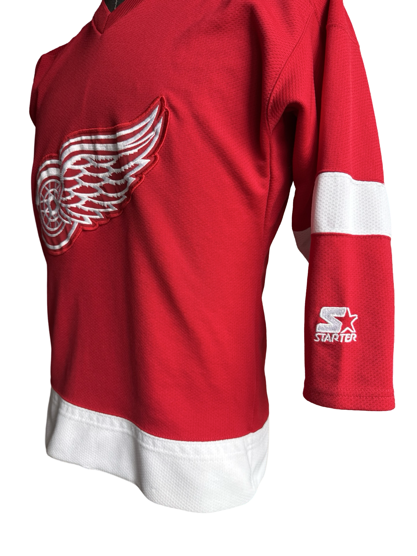 YOUTH NHL Vtg Detroit Red Wings Starter Hockey Jersey Size Youth S/M