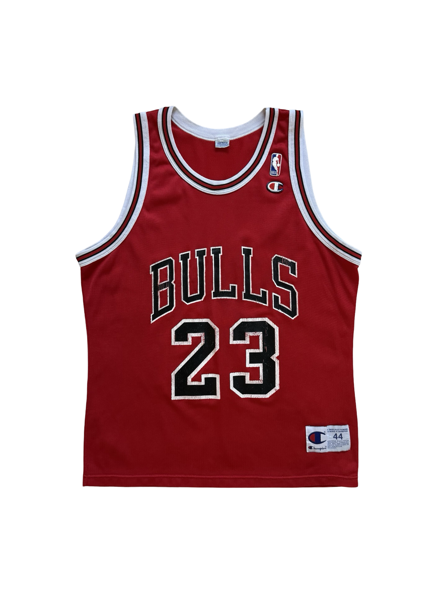 NBA Vtg 90’s Michael Jordan 23 Chicago Bulls Champion Jersey Size M (44)