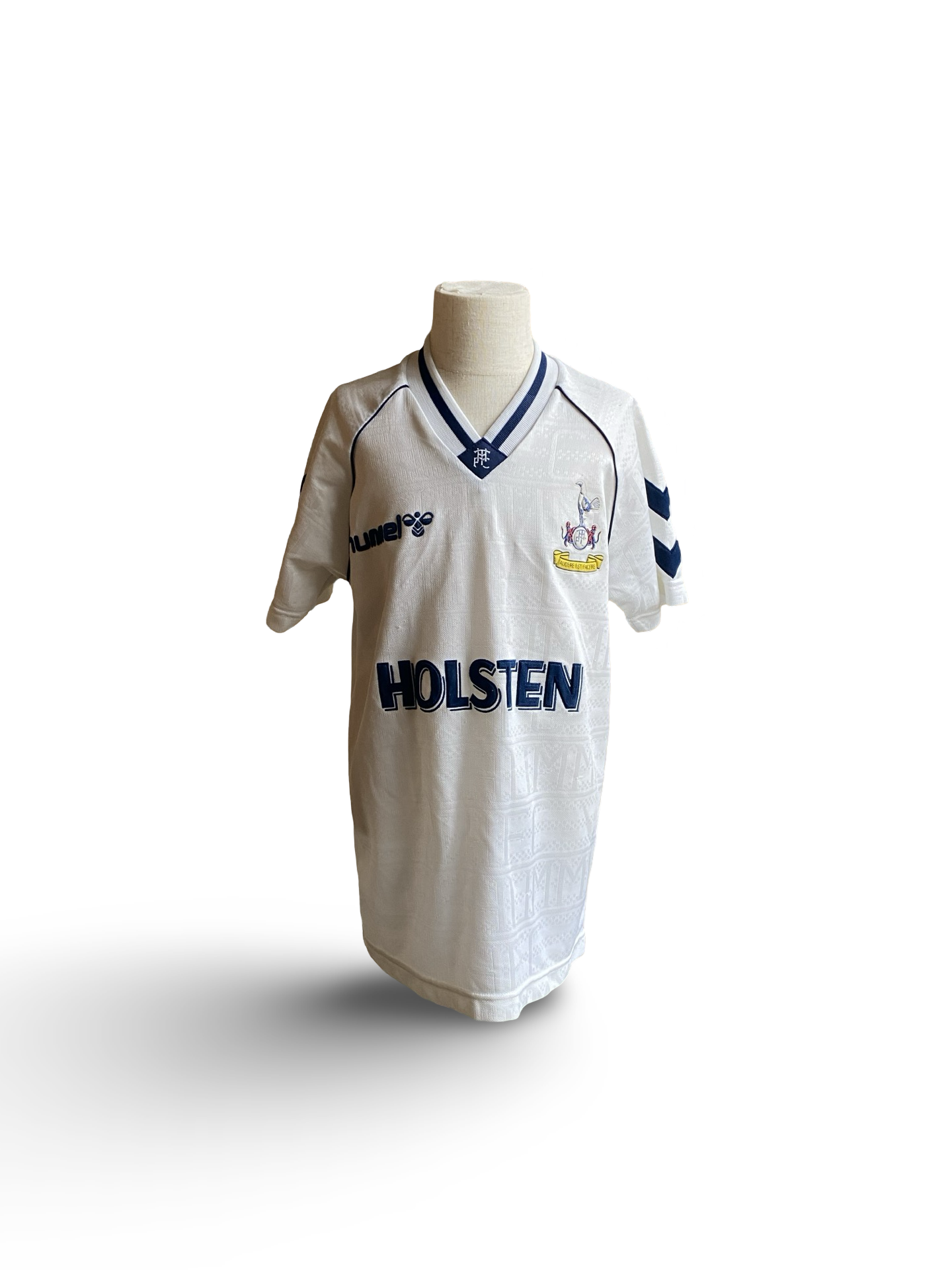 EPL Vtg Tottenham Hotspur FC 1989-91 Hummel Football Home Jersey Size Youth M