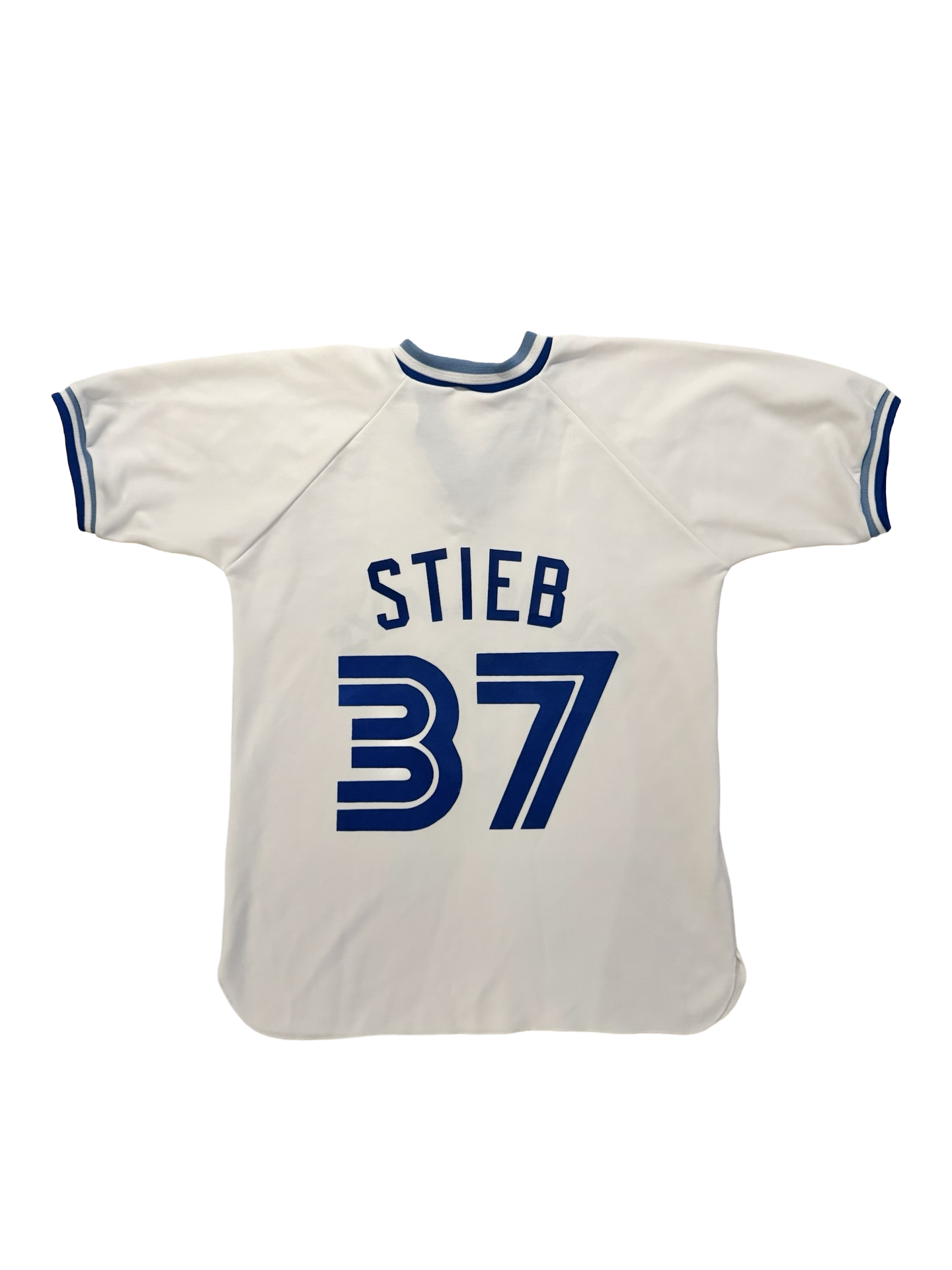 MLB Vtg Dave Stieb 37 Toronto Blue Jays 80/90’s Canadiana Baseball Jersey Size L