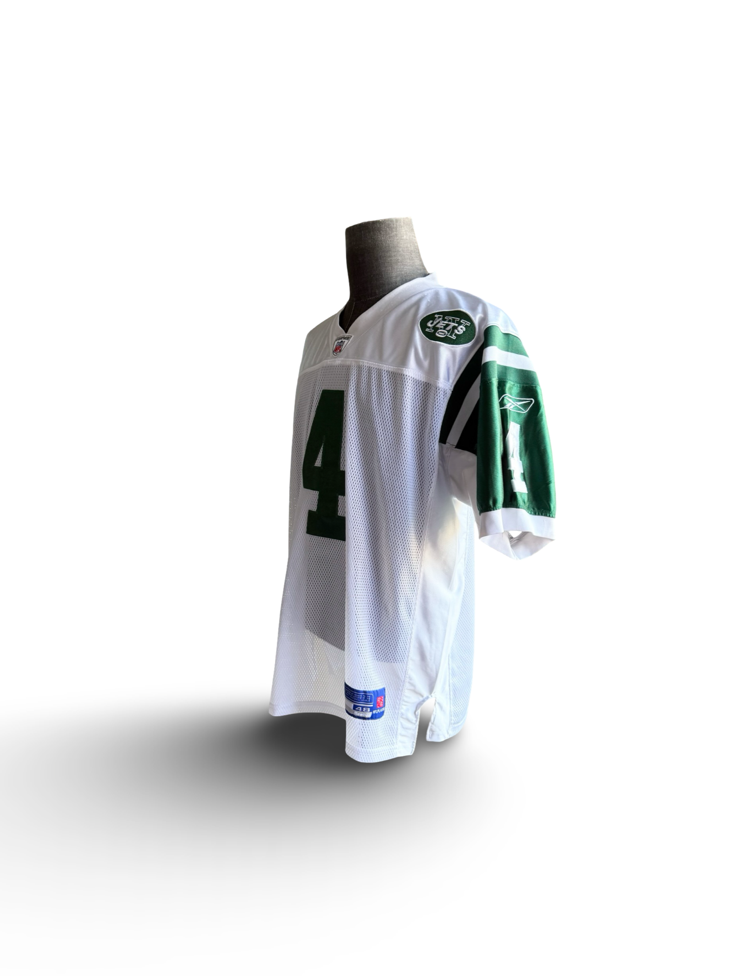 NFL Brett Farve 4 New York Jets Reebok Football Stitched Jersey Size XL