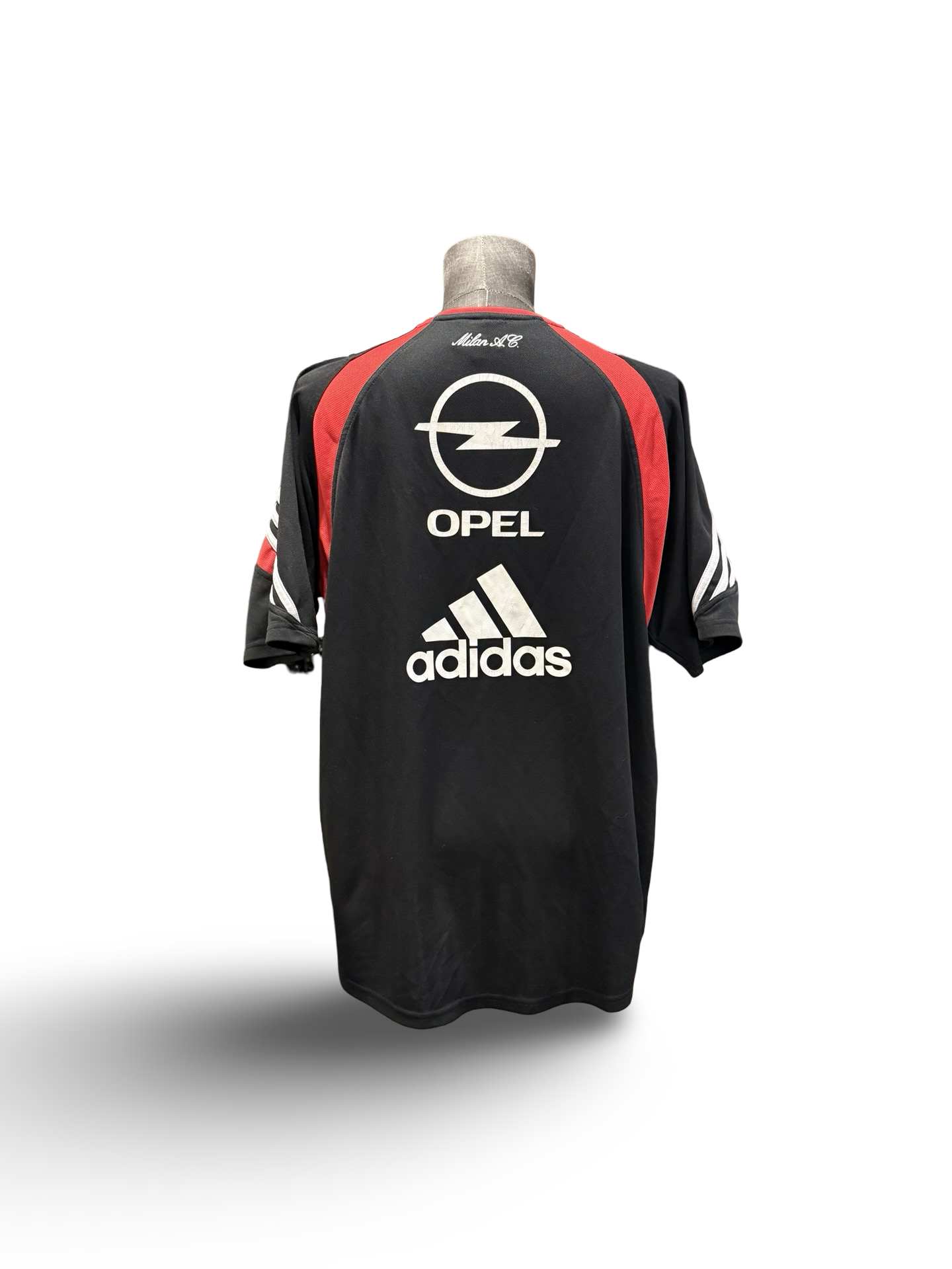 Soccer AC Milan Vtg 2003-04 Adidas Opel Football Training Jersey Size L