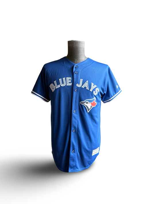 YOUTH MLB Toronto Blue Jays Majestic CoolBase Baseball Jersey Size Youth XL