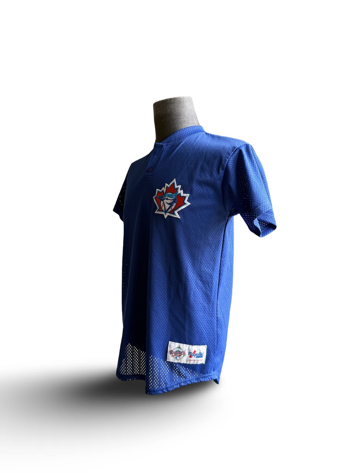 YOUTH MLB Vtg Toronto Blue Jays Majestic Diamond Collection Baseball Jersey Youth XL