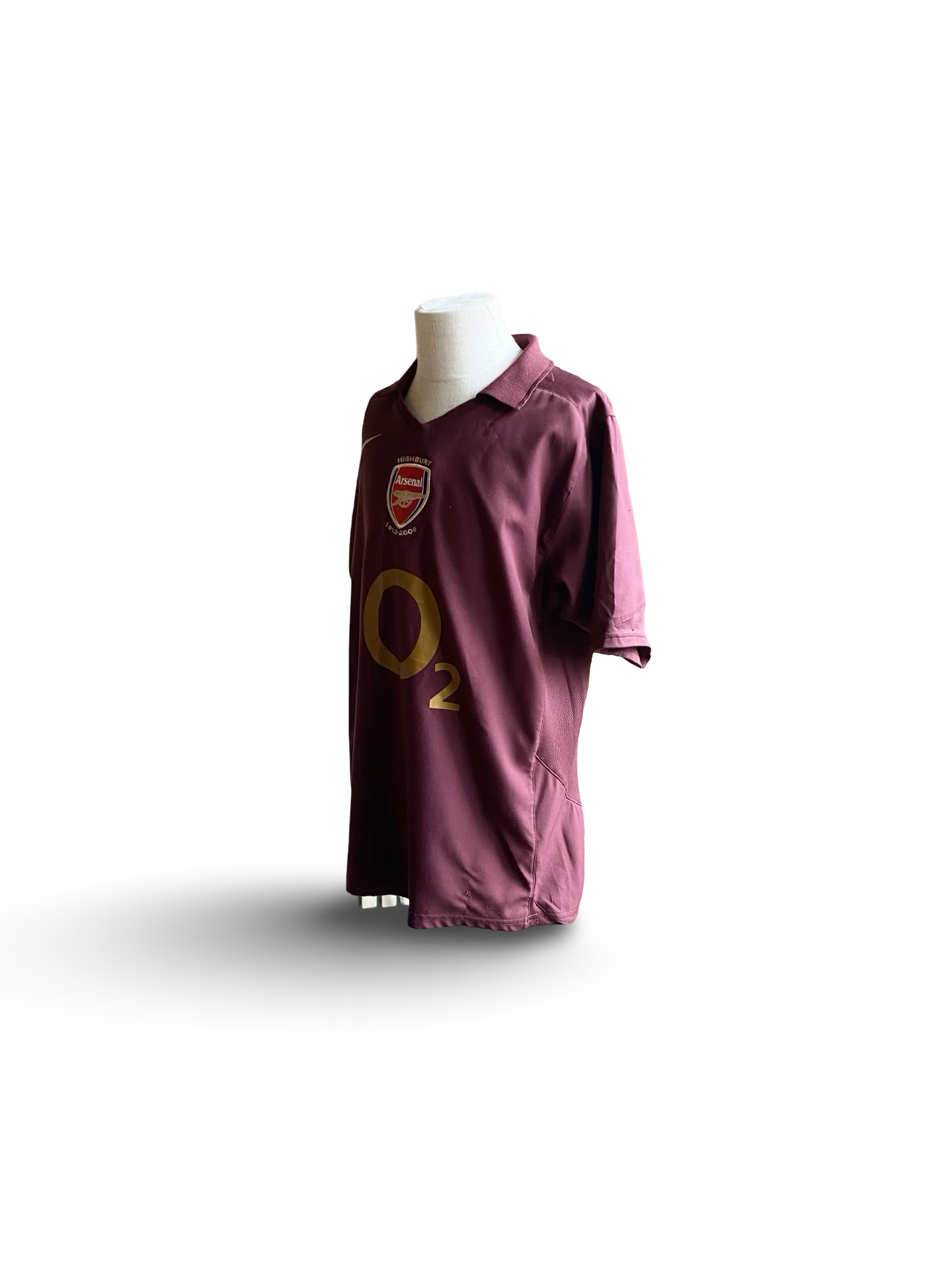 EPL Vtg Thierry Henry 14 Arsenal FC 2005-06 Nike O2 Football Away Jersey Size Youth M