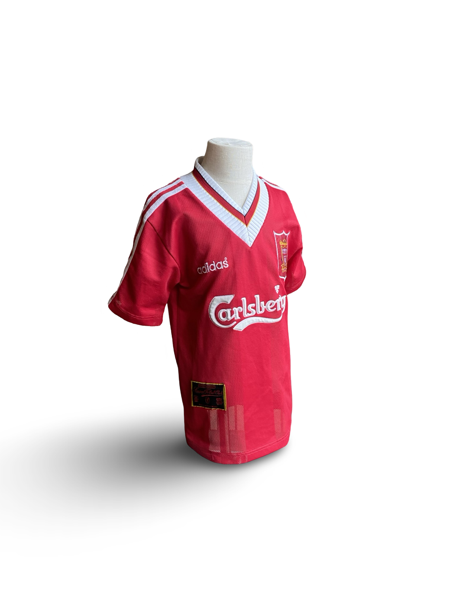 EPL Vtg Liverpool FC 1995-96 Adidas Football Home Jersey Size Youth XXS