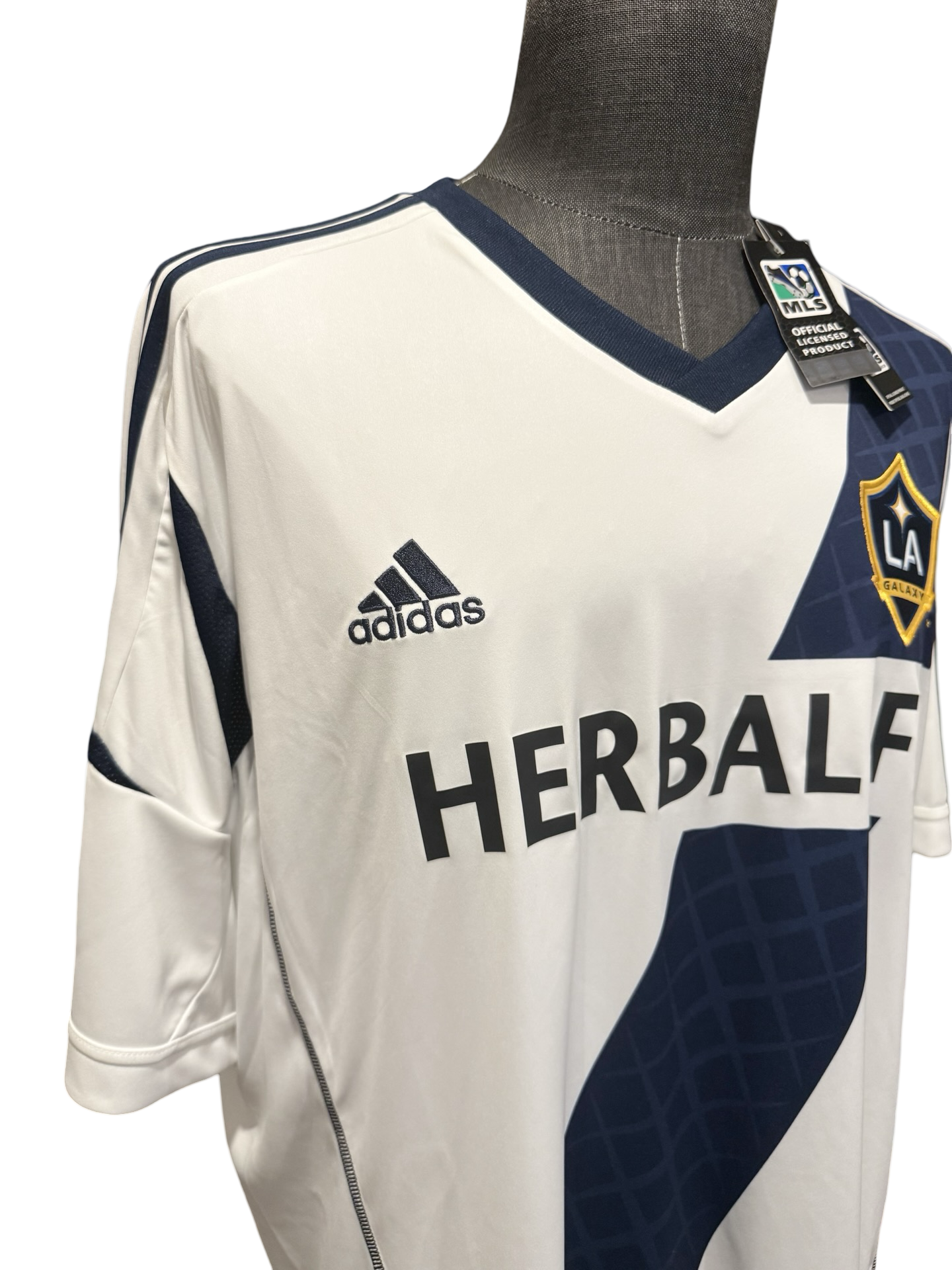 Soccer MLS LA Galaxy FC 2012-13 Adidas Football Home Jersey NWT Size 2XL