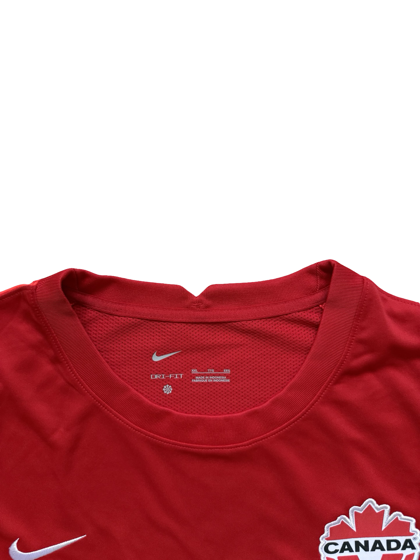 Soccer Canada 2022 Home Nike Football Jersey NWT Size 2XL