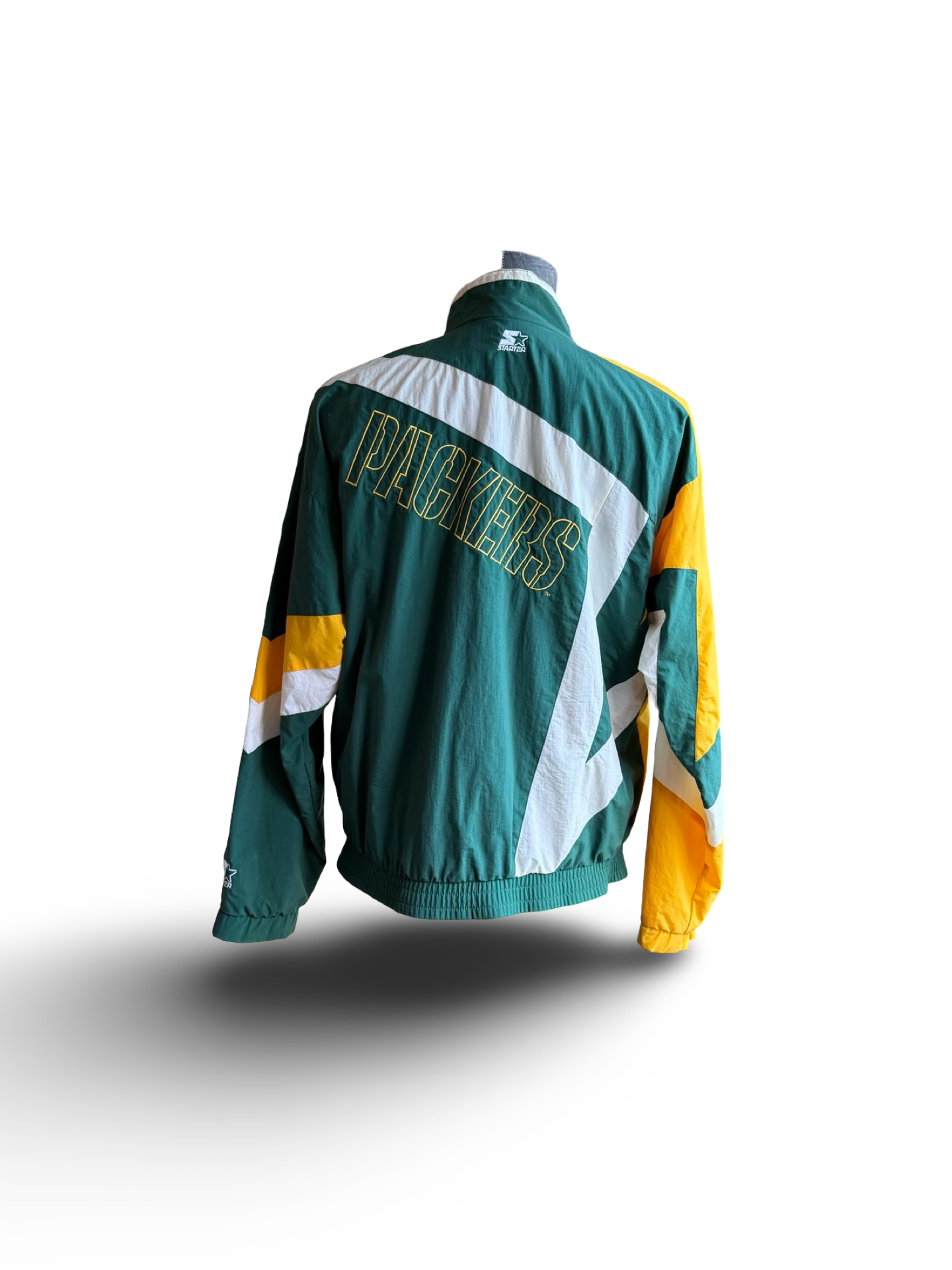 NFL Vtg 90’s Green Bay Packers ProLine Starter Football Zip Up Jacket Size XL