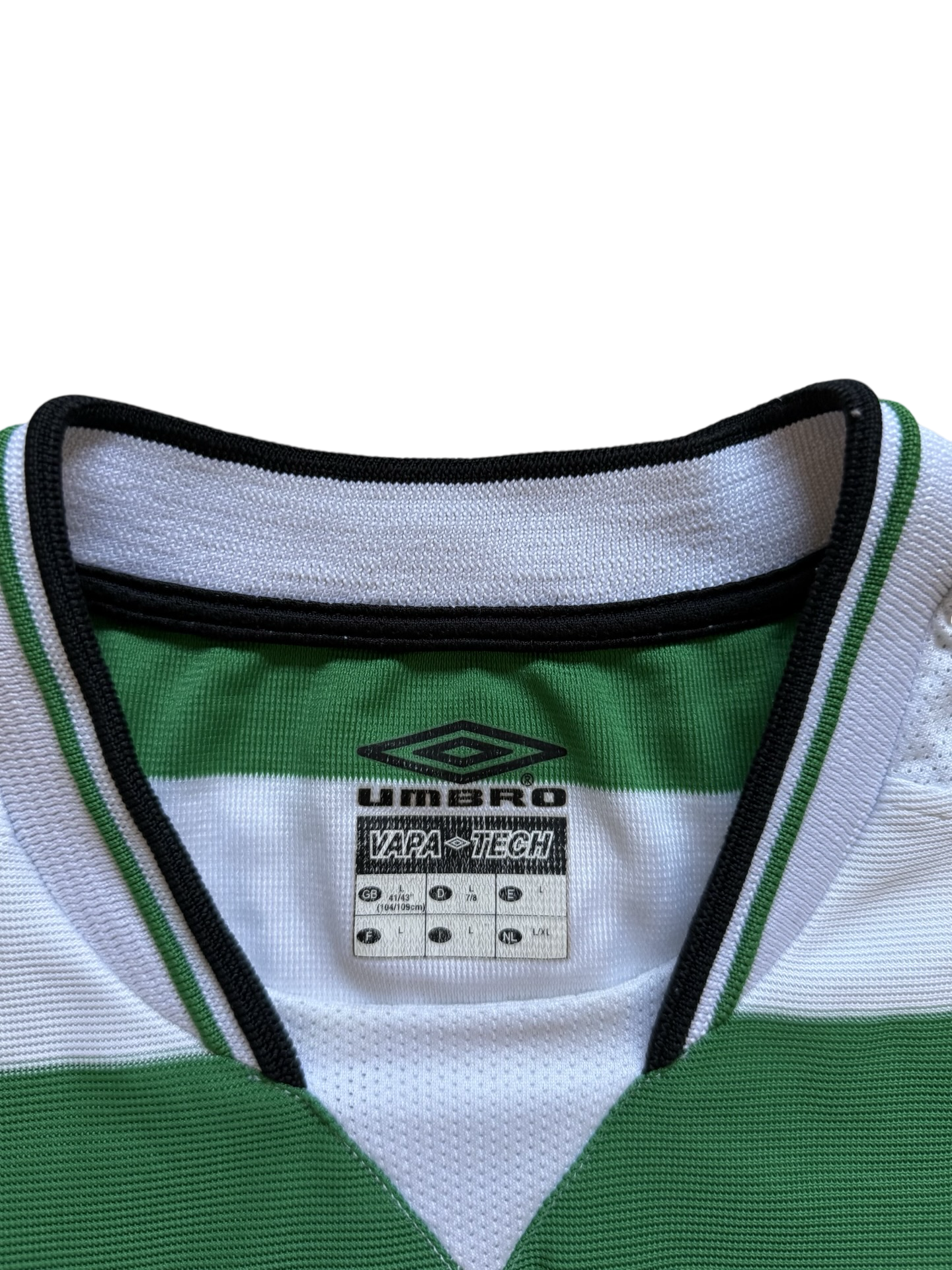 Soccer Vtg SPL Celtic FC 2001-03 Umbro Football Home Jersey Size L