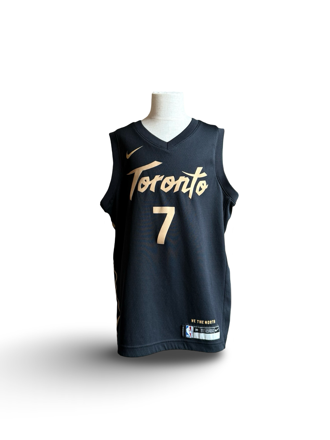 NBA Kyle Lowry 7 Toronto Raptors 2019 Nike Swingman OVO Jersey Size Youth M (10/12)