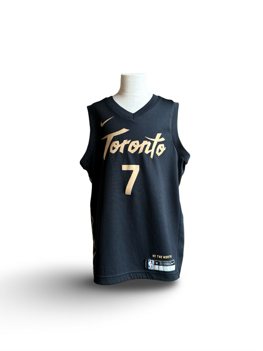 NBA Kyle Lowry 7 Toronto Raptors 2019 Nike Swingman OVO Jersey Size Youth M (10/12)